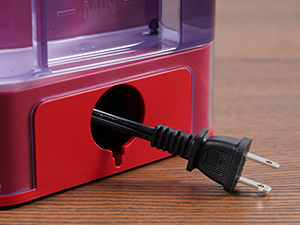 Easy-Stow power cord