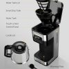 SHARDOR 10-Cup Programmable Coffee Maker, Regular & Strong Brew Drip Coffee Machine for Home and Office, Auto Shut Off, Permanent Filter, Silver - Image 7