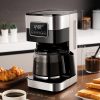 SHARDOR 10-Cup Programmable Coffee Maker, Regular & Strong Brew Drip Coffee Machine for Home and Office, Auto Shut Off, Permanent Filter, Silver - Image 8
