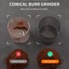 SHARDOR Conical Burr Coffee Grinder Electric 2.0, Adjustable Coffee Bean Grinder with 35 Precise Grind Setting for 2-12 Cup, Anti-static, Black - Image 2