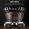 SHARDOR Conical Burr Coffee Grinder Electric 2.0, Adjustable Coffee Bean Grinder with 35 Precise Grind Setting for 2-12 Cup, Anti-static, Black - Image 4