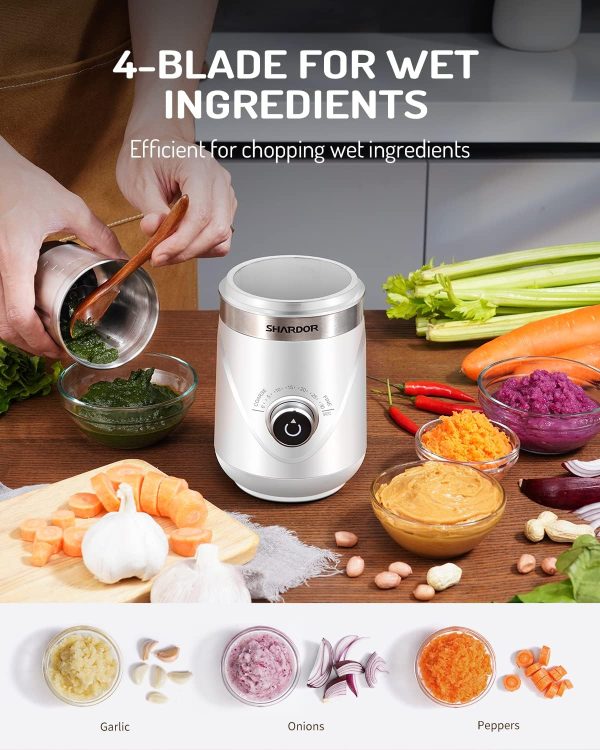 SHARDOR Adjustable Coffee Grinder Electric, Herb Grinder, Spice Grinder, Coffee Bean Grinder, Espresso Grinder with Removable Stainless Steel Wet and Dry Bowl, White, Upgraded 2.0 - Image 53